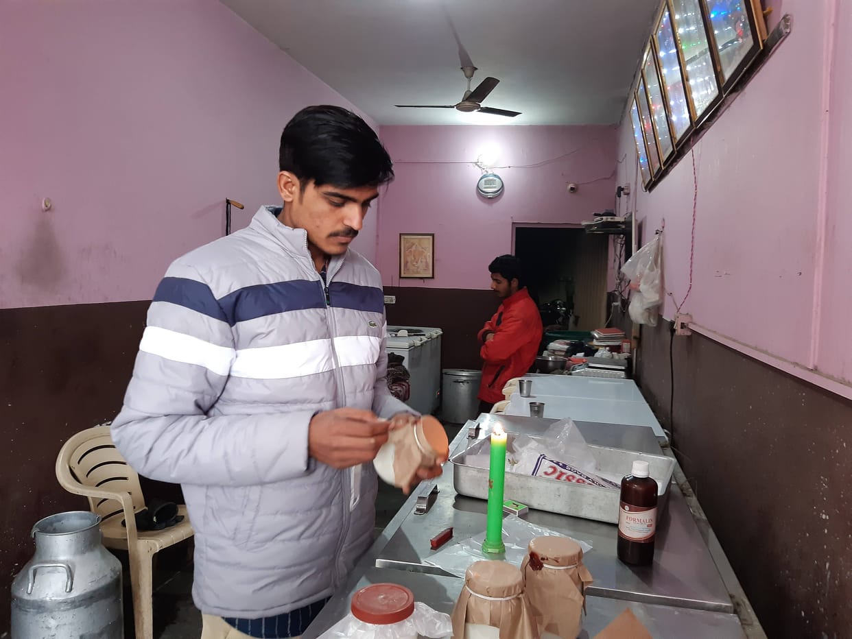 sfo take sample of food products, fatehabad