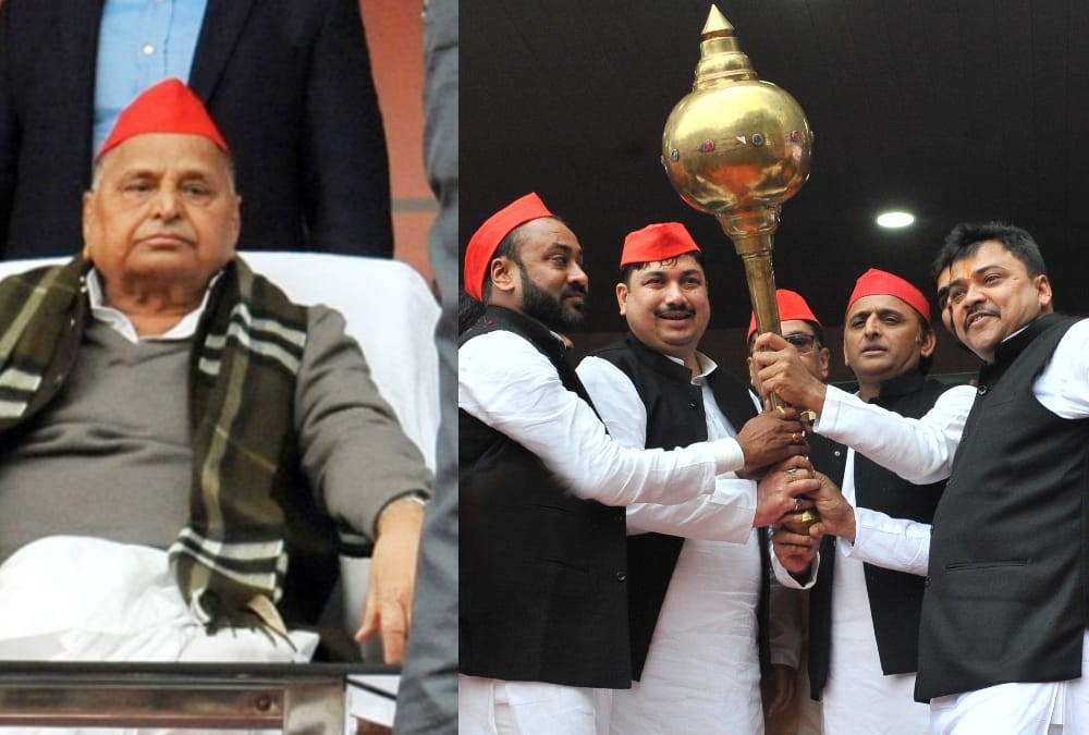 Mulayam Singh Yadav speaks on merger of Hindu Yuva Vahini in Samajwadi Party.