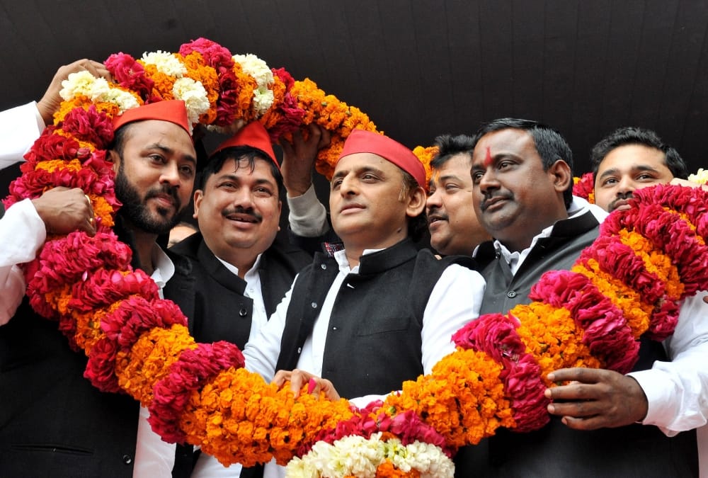 Mulayam Singh Yadav speaks on merger of Hindu Yuva Vahini in Samajwadi Party.