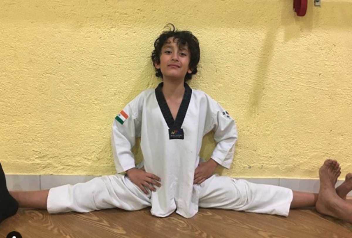 sanjay dutt share his son Shahraan Dutt says he is karate kid