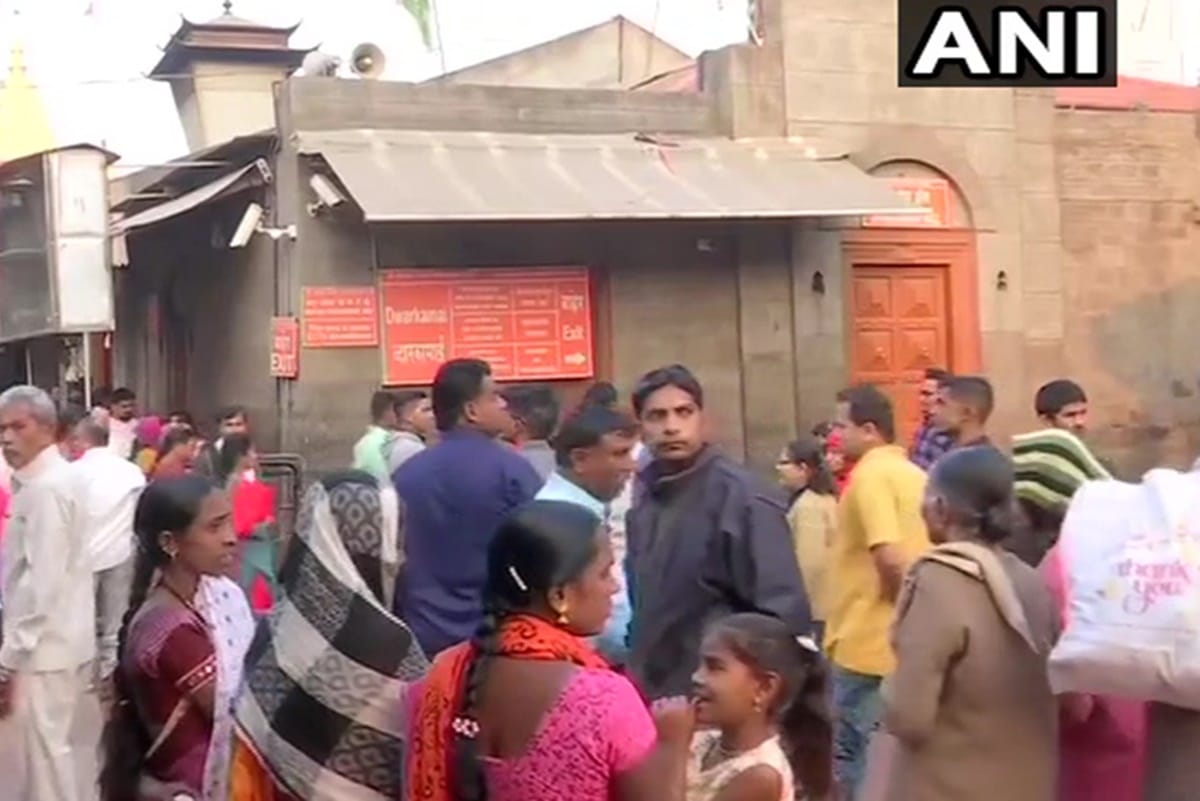 Shirdi Sai Baba temple remains open amid bandh in Shirdi town against Uddhav Thackeray comment