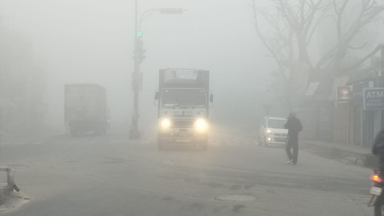 fog, sun, kohra