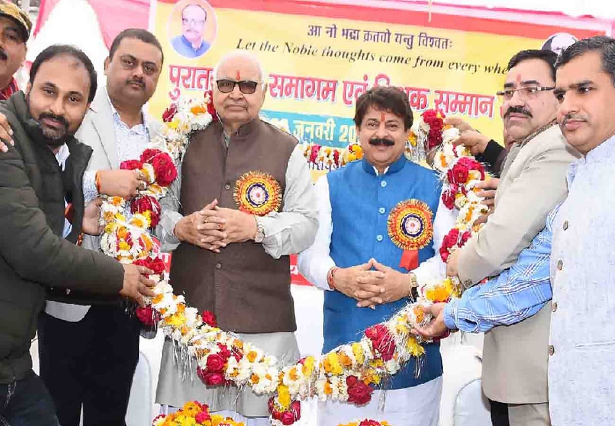 Gujarat Assembly Speaker Rajendra Trivedi reached Unnao district