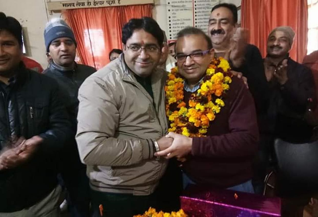 Senior Pediatrician Dr. Pujari received a grand welcome