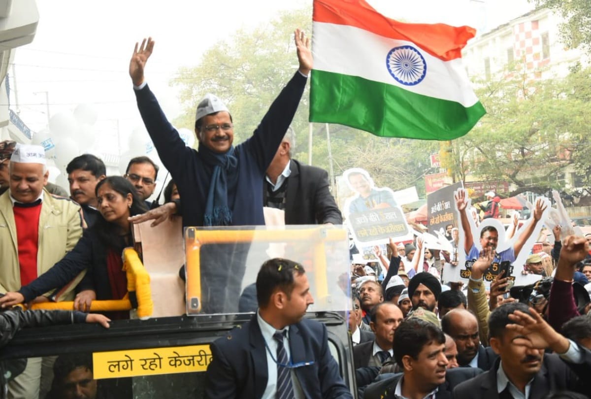 AAP will not hold big rally, Kejriwal will do road show from wednesday