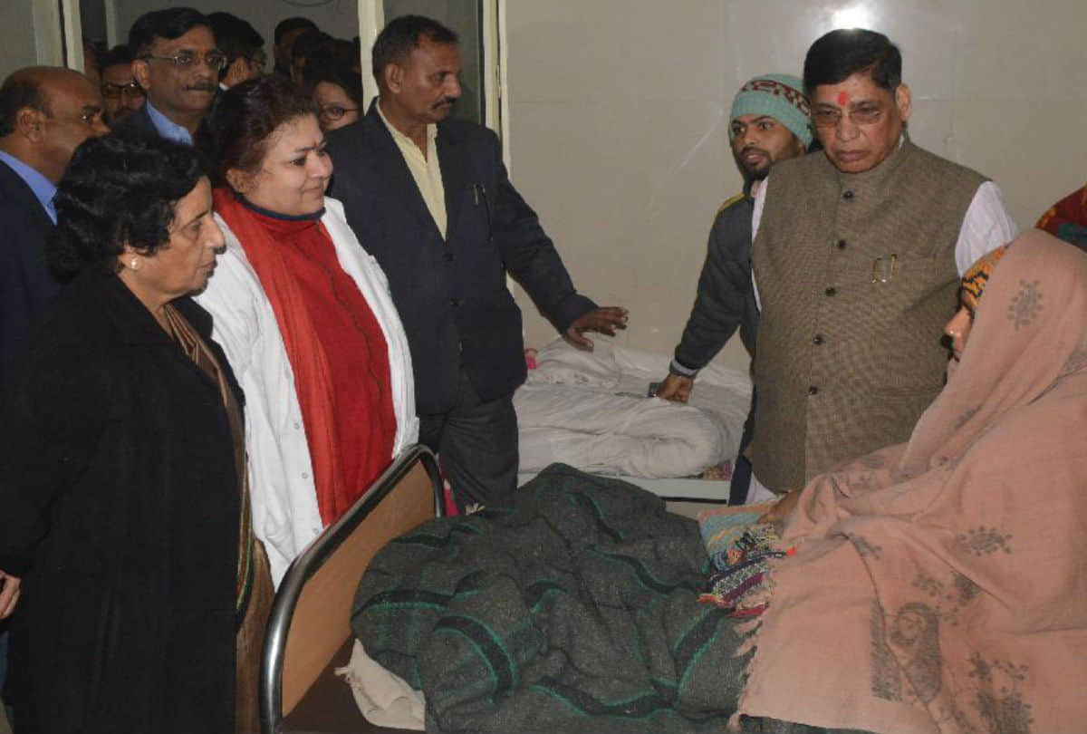 Up Minister Dr. GS Dharmesh Inspected SN Medical College