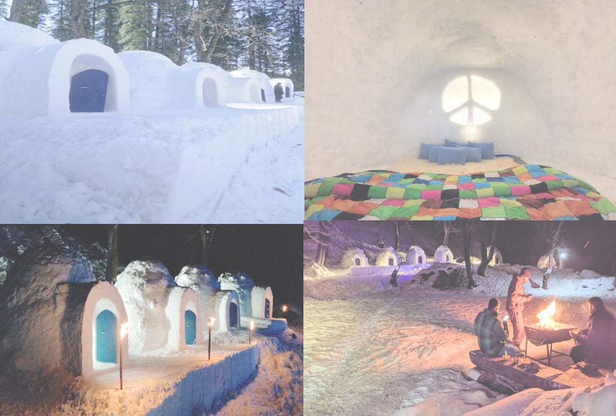 The igloo became a center of attraction at an altitude of nine thousand feet