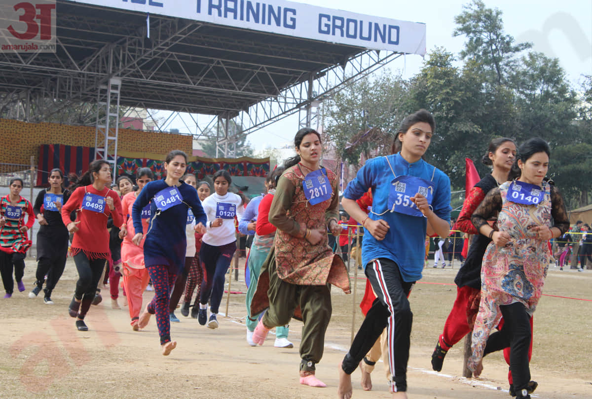 Jammu Kashmir Police Women Recruitment Rally, Photos Of Recruitment Rally Of Police