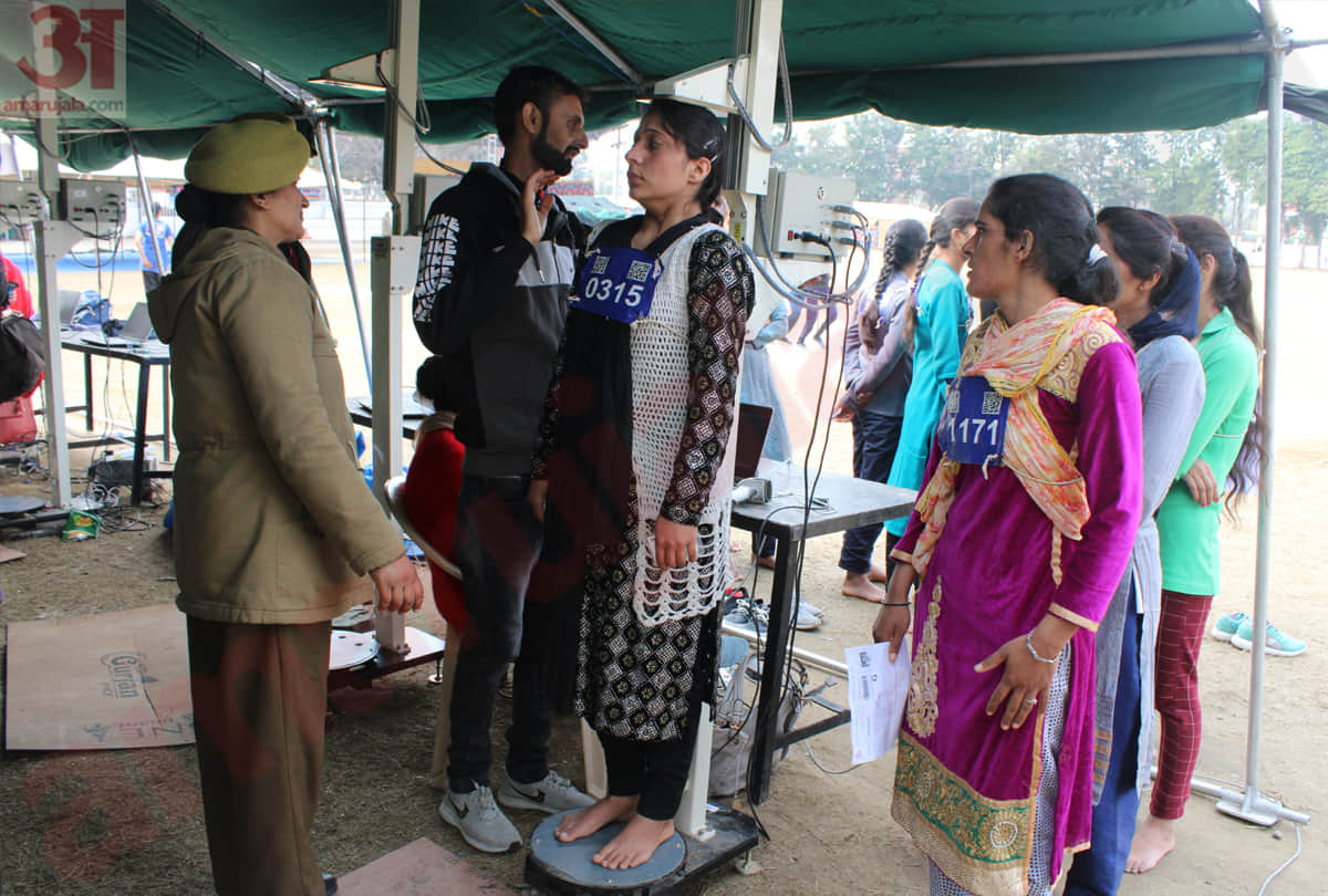 Jammu Kashmir Police Women Recruitment Rally, Photos Of Recruitment Rally Of Police