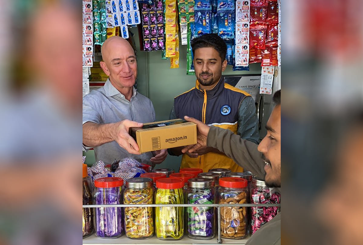 electric rickshaw amazon amazon electric rickshaw india jeff bezos india tour