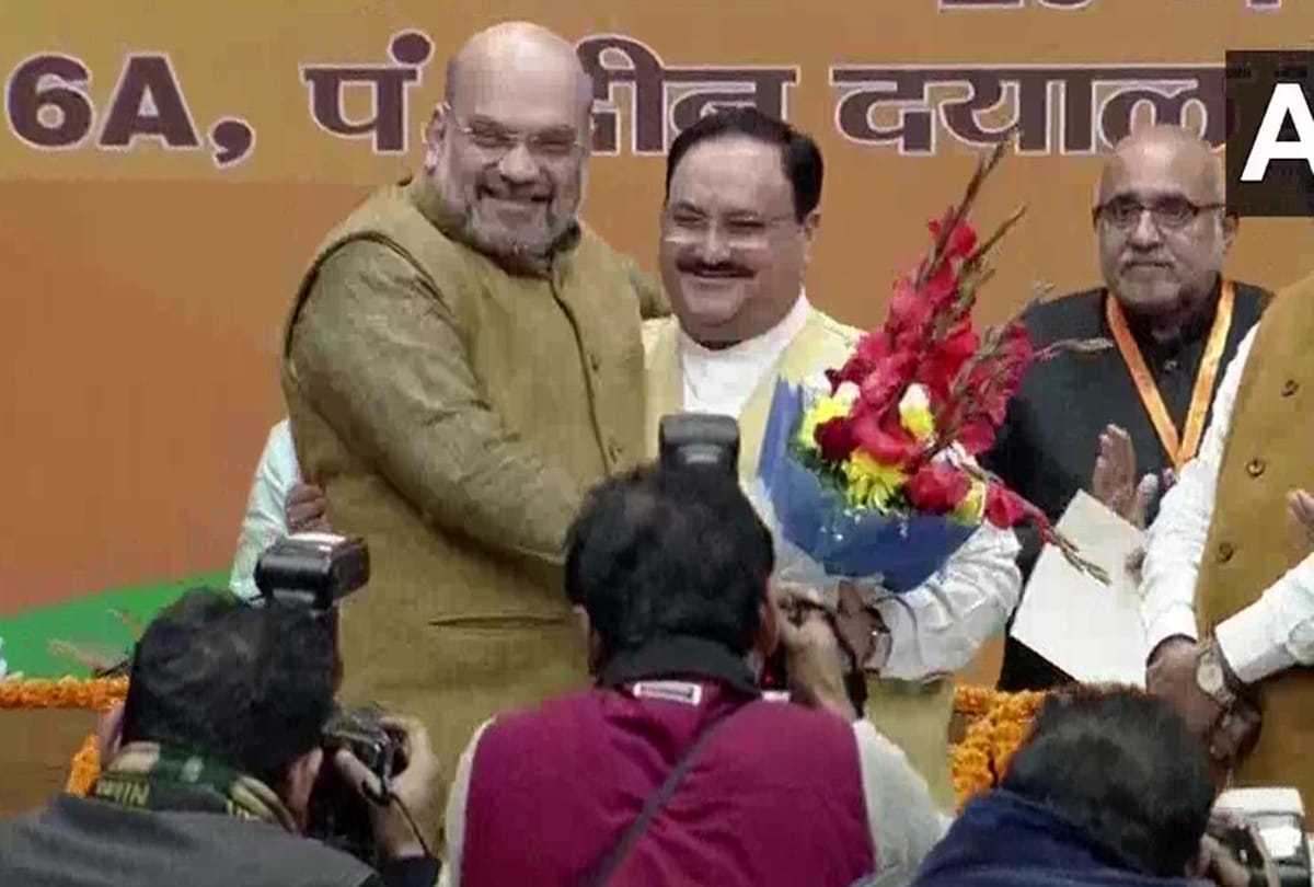 BJP President JP Nadda will have to constantly give test challenge to draw big line from Amit Shah
