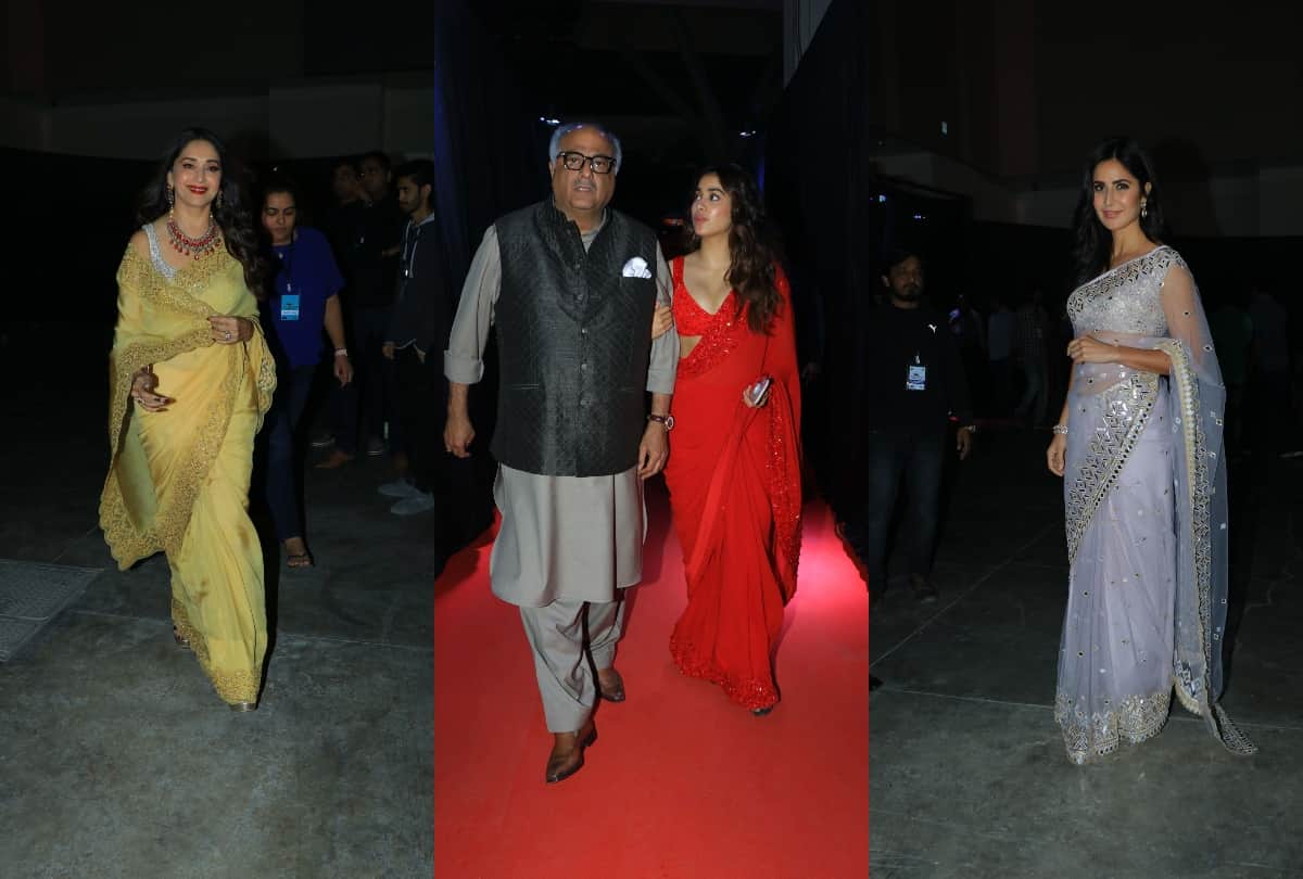 Umang 2020 Janhvi Kapoor Katrina Kaif Anil Kapoor Priyanka Chopra Madhuri Dixit seen in ceremony