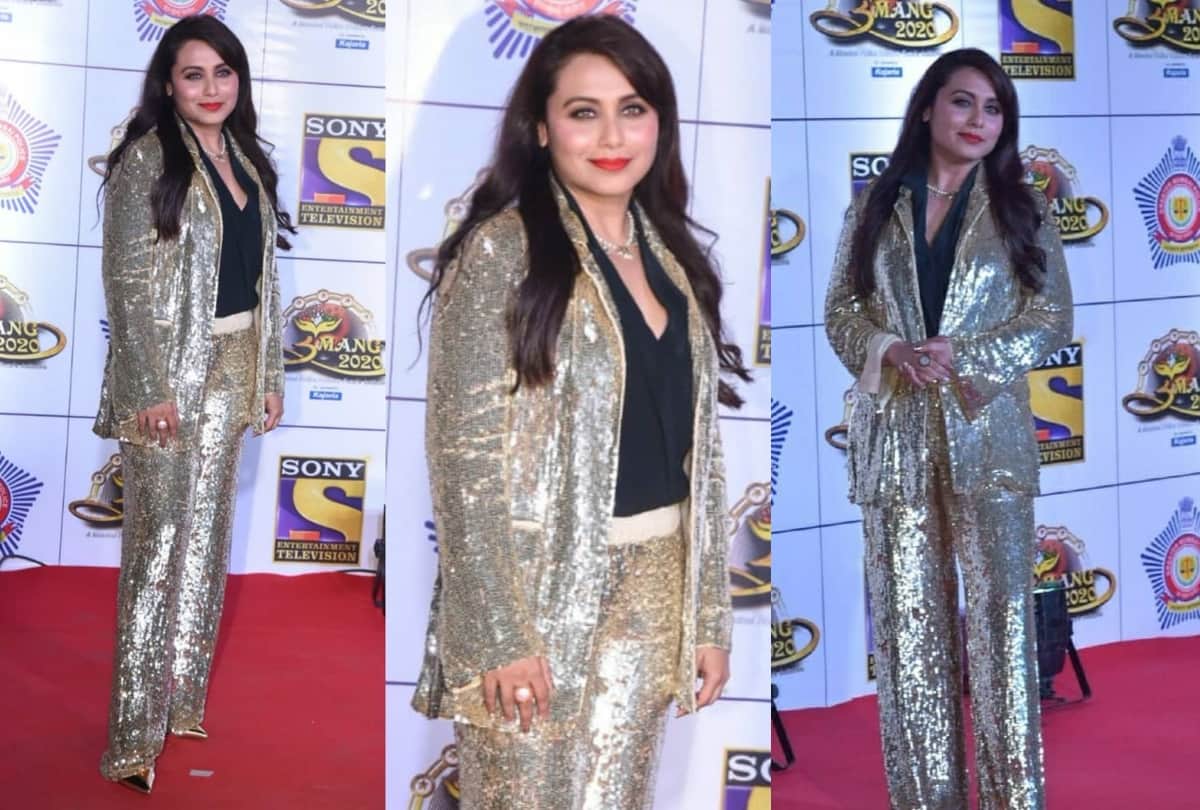 umang 2020 Rani mukerji get troll for golden pant suit