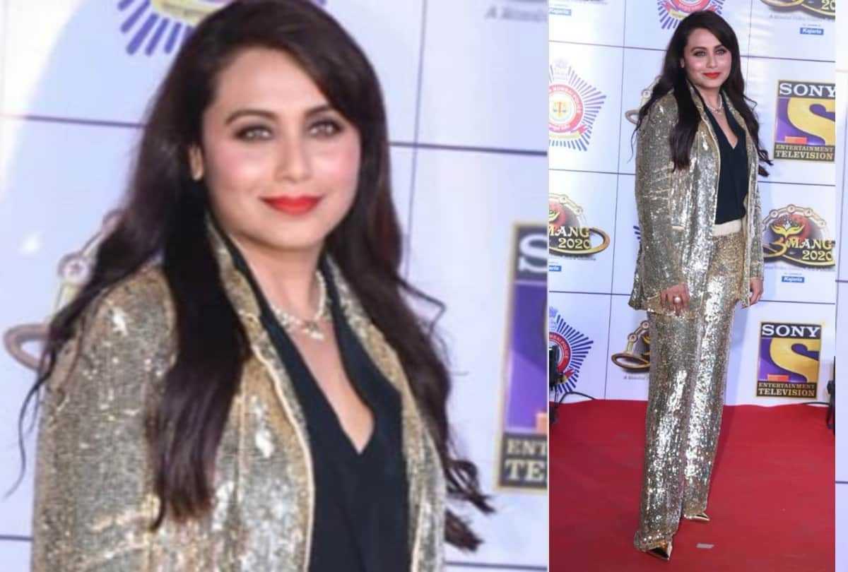 umang 2020 Rani mukerji get troll for golden pant suit