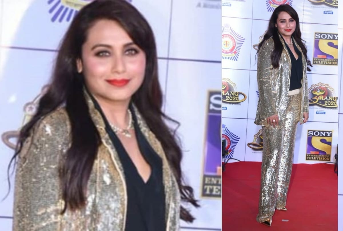 umang 2020 Rani mukerji get troll for golden pant suit