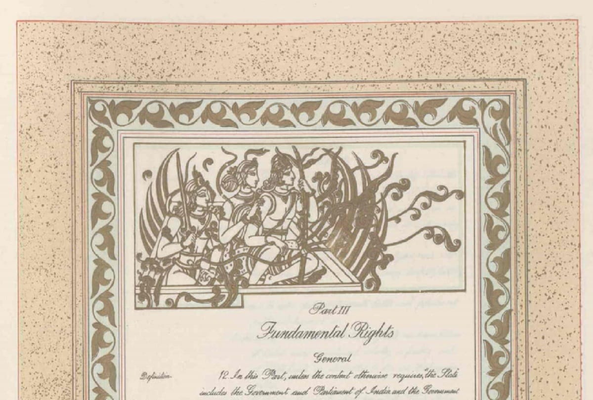 republic day 2020 india: Ram, Gandhi others pictures in Indian constitution, Interesting Facts