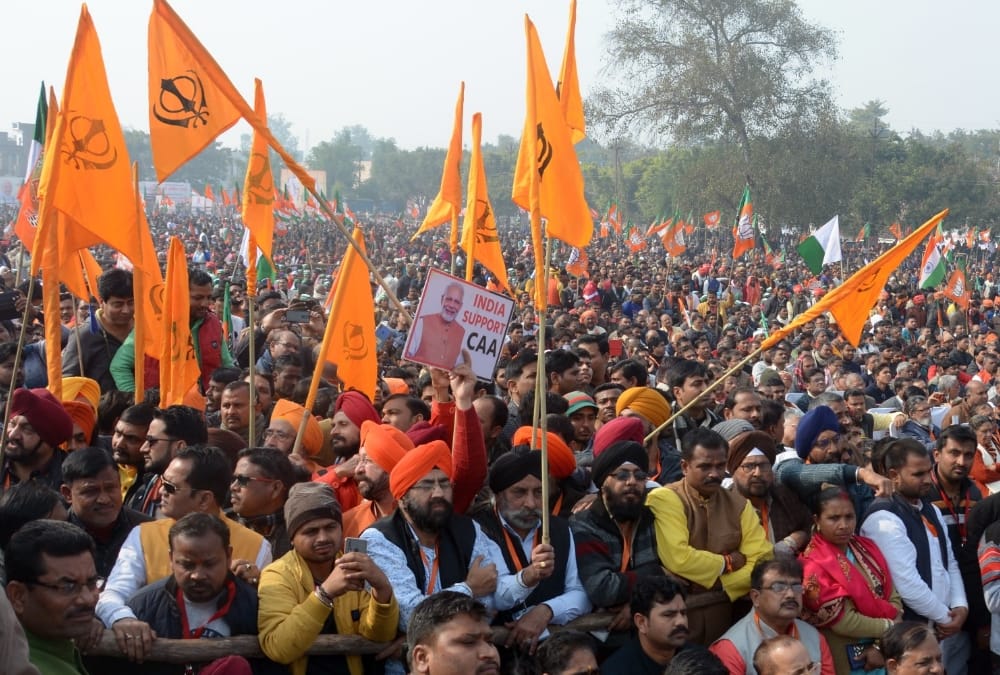 Pics of Amit Shah rally in Lucknow.