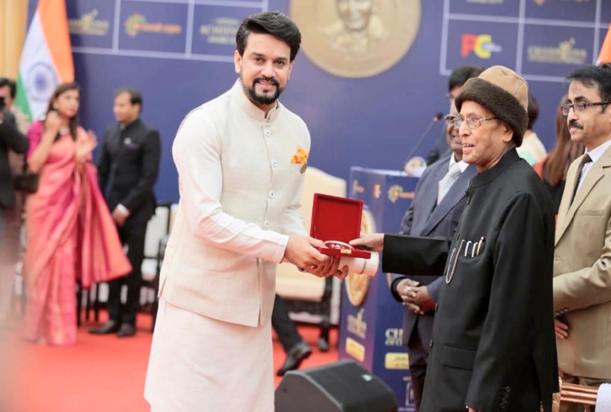 Union Minister of State Anurag Thakur received Champions for Change Award