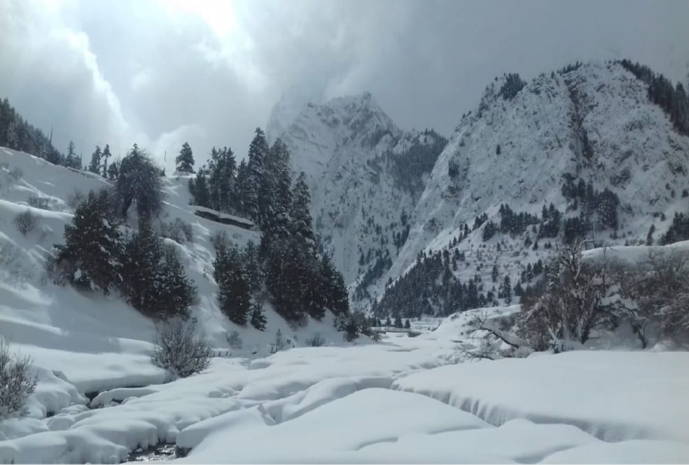 River and waterfall freeze Due to Bitter Cold weather in uttarakhand  see visuals