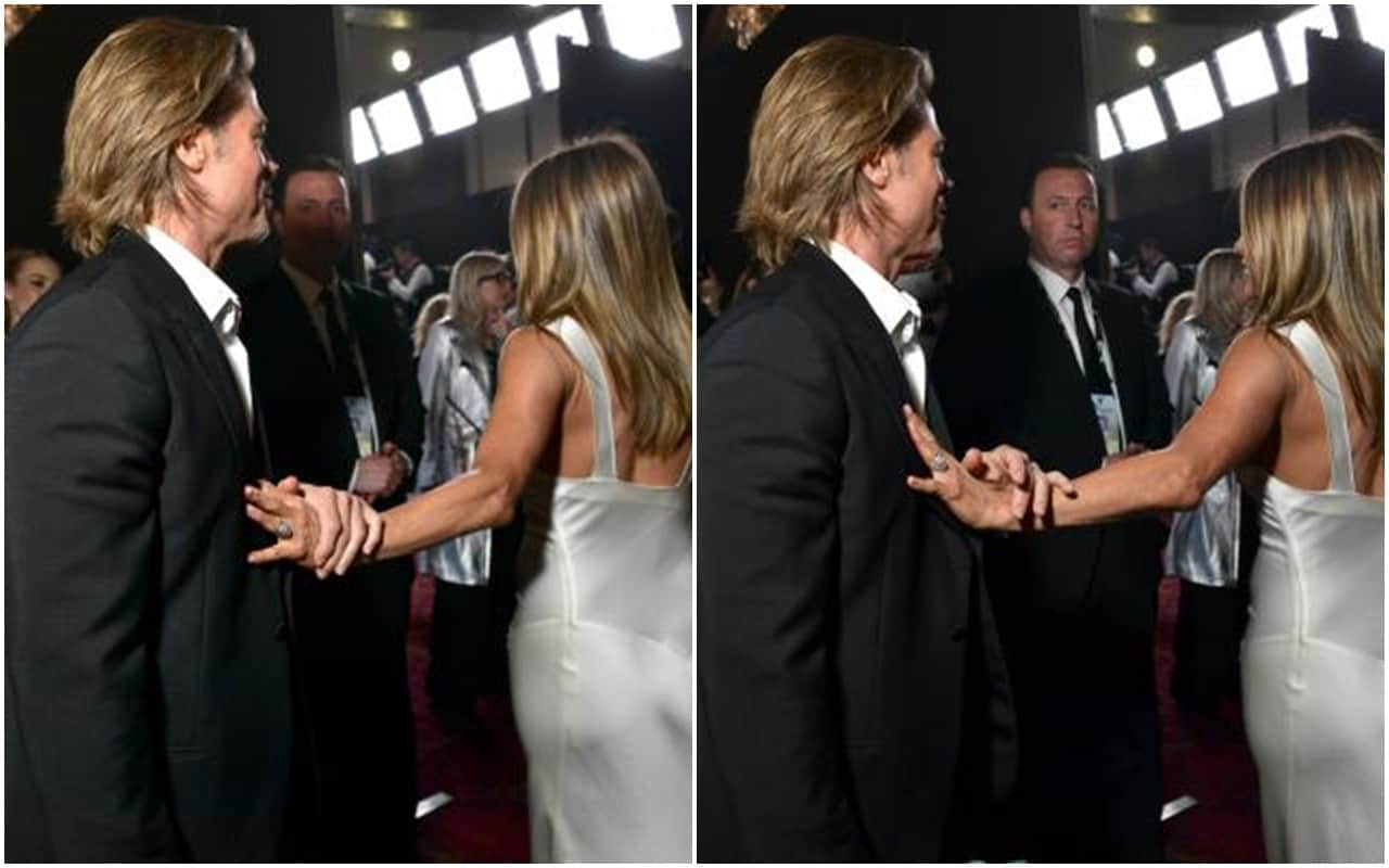 Brad Pitt and Jennifer Aniston SAG awards Pics Goes Viral
