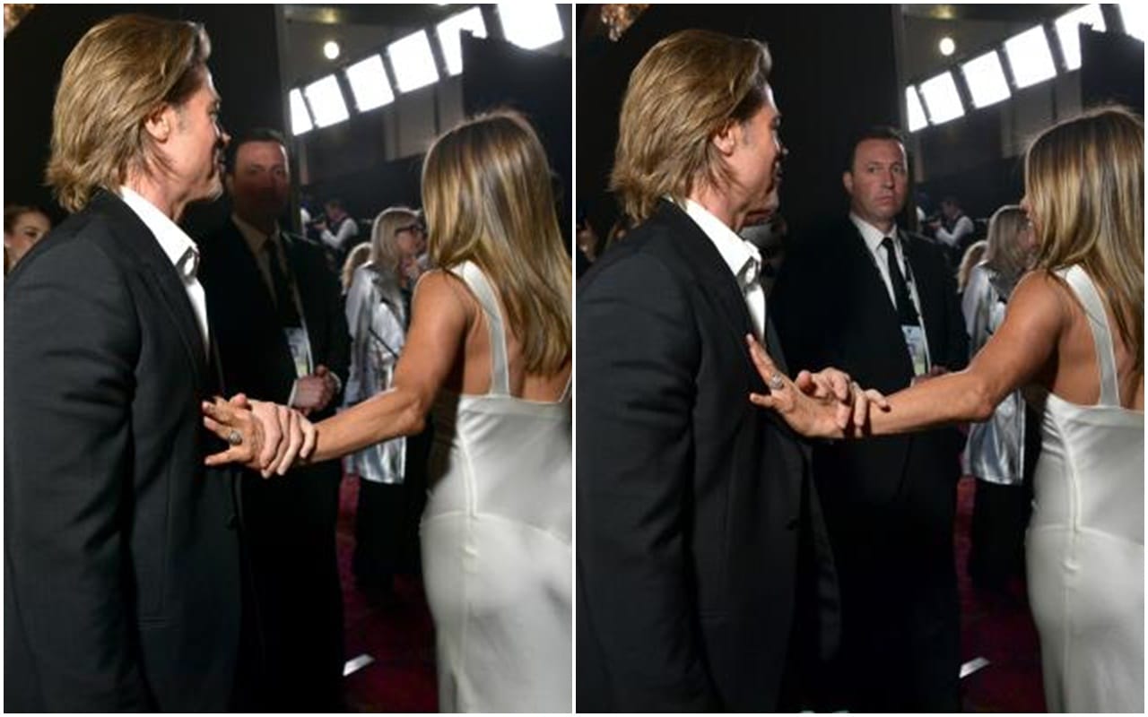 Brad Pitt and Jennifer Aniston SAG awards Pics Goes Viral