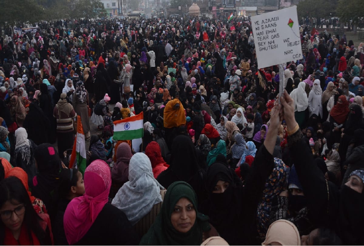 caa Protesting women accuse police of uprooting tents in lucknow
