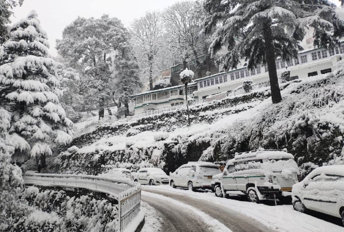 Heavy snowfall again in Himachal, roads blocked, flights canceled, woes increased