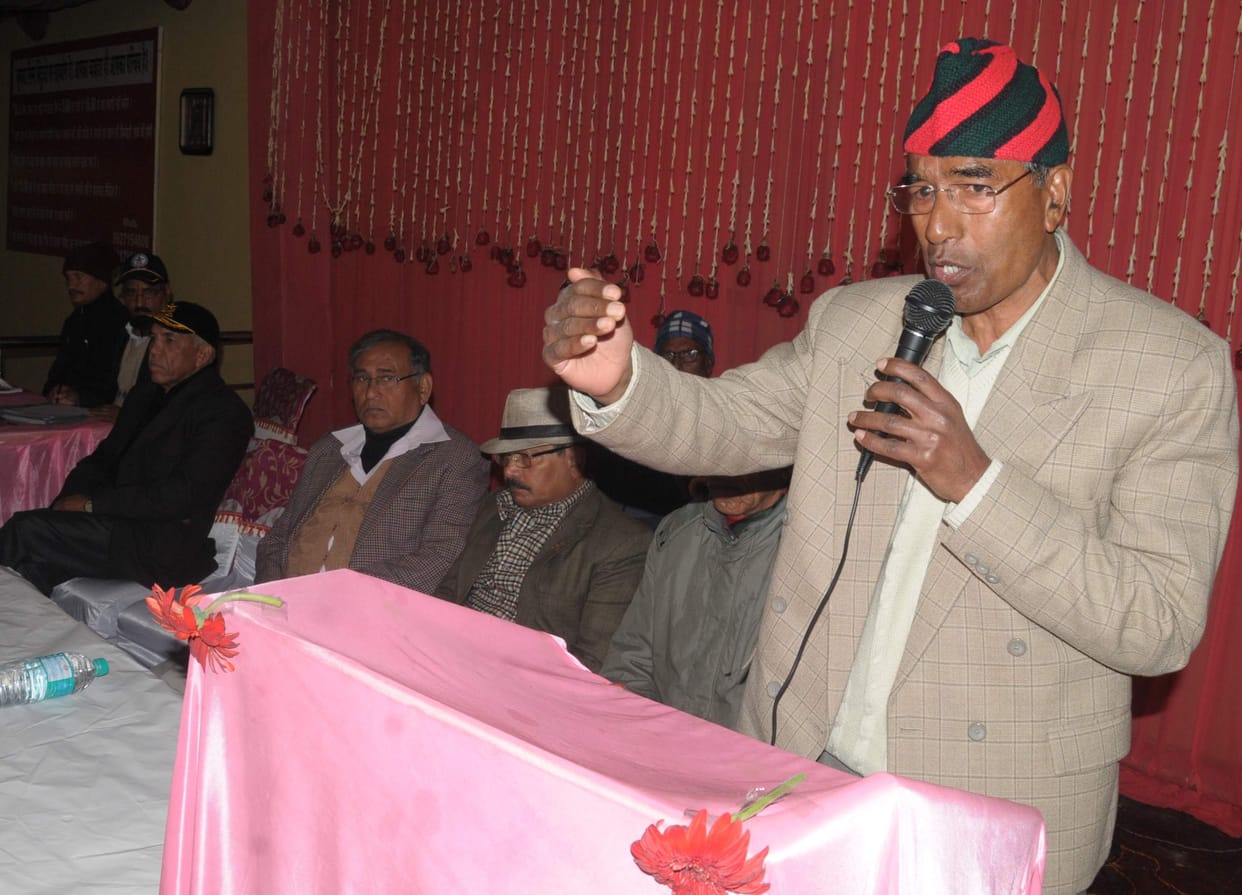Ex-soldiers paid tribute to the martyrs