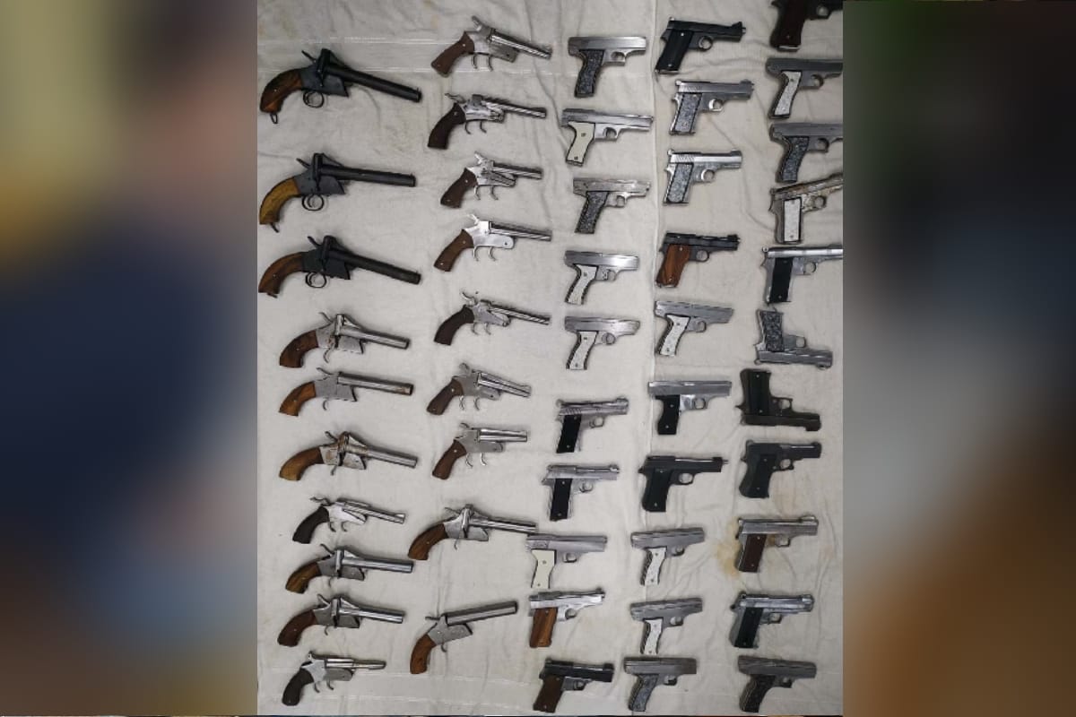 Madhya Pradesh Police caught 55 country made pistols supplied to different parts of MP, three arrested