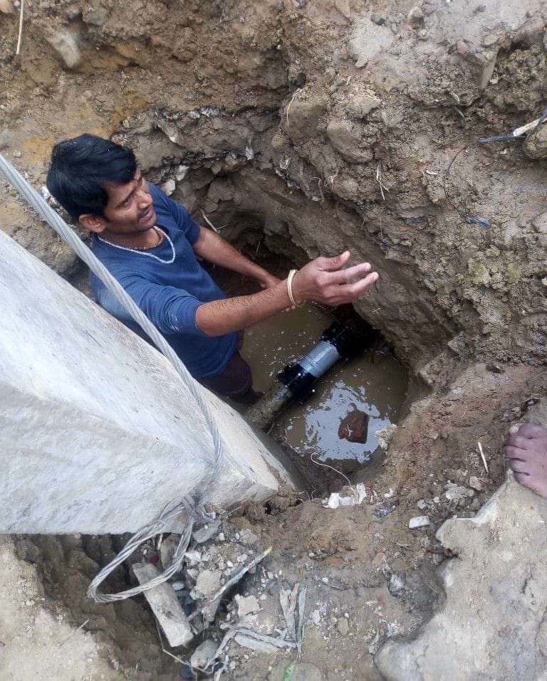 water line, change, 10 km long