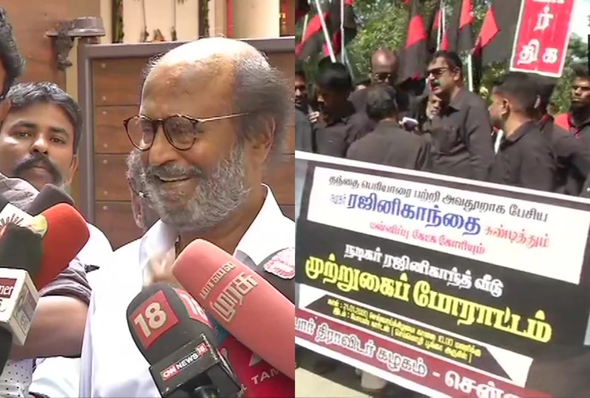 Rajinikanth on protests over his remarks on E.V. Ramasamy Periyar, I will not apologize