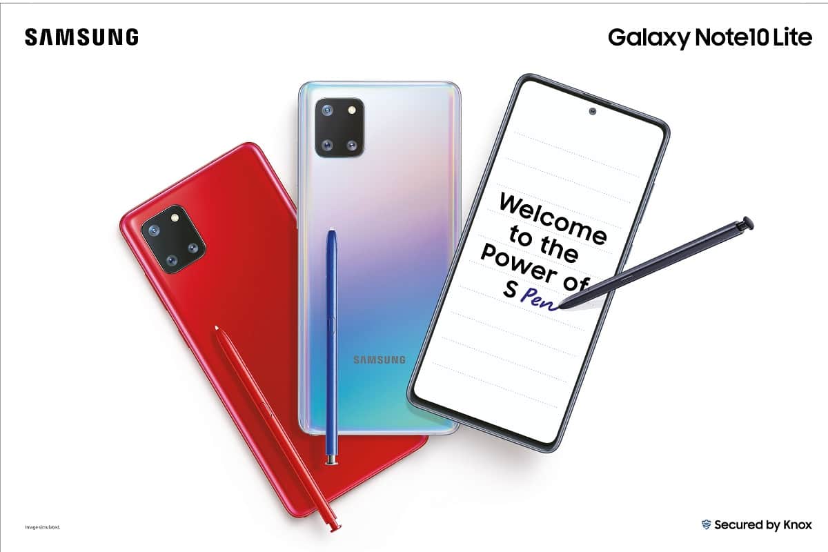 Samsung Galaxy Note 10 Lite vs Galaxy Note 10 Price in India Specifications Compared