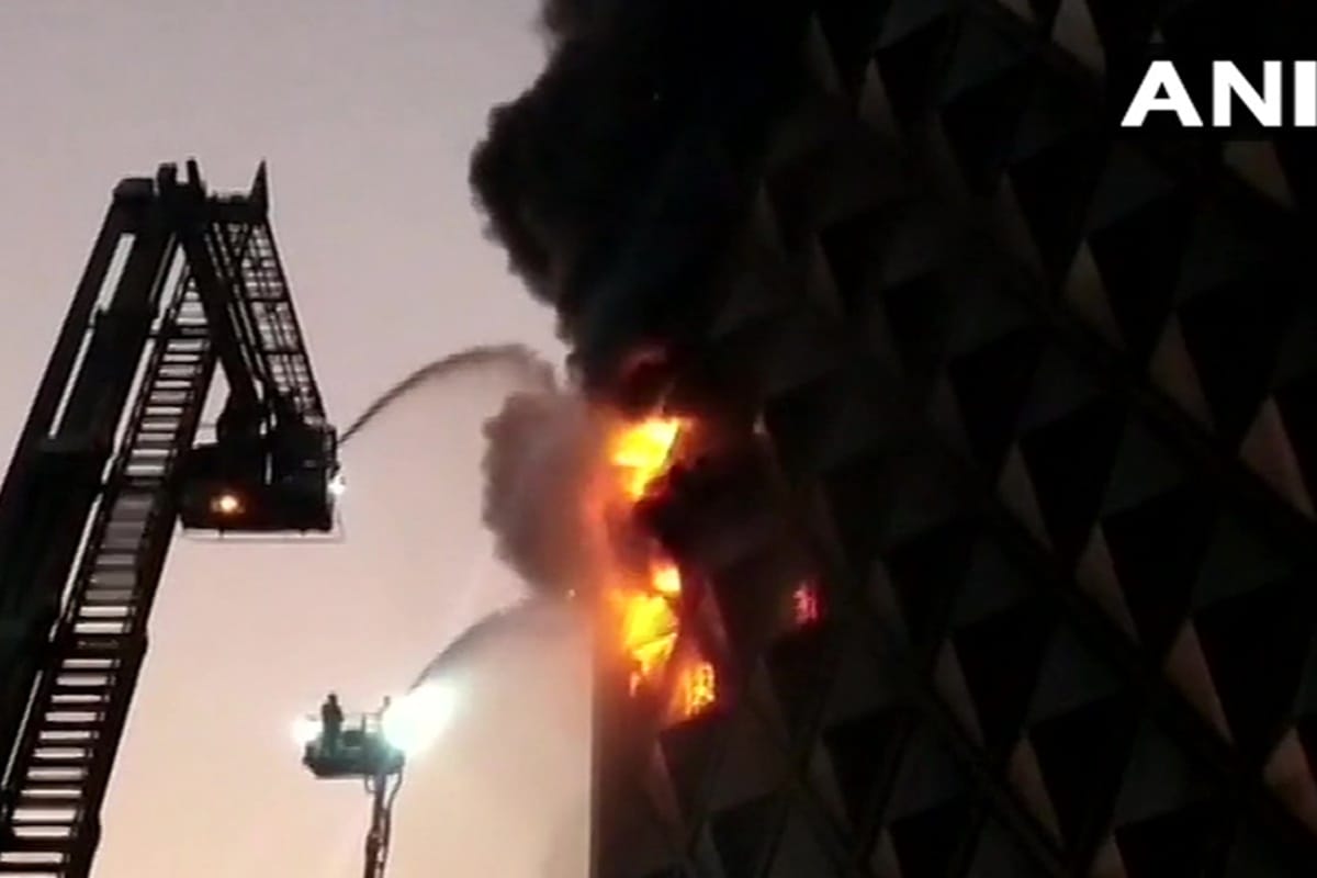 Gujarat Fire breaks out in Raghuveer Market in Surat, 40 fire tenders at spot