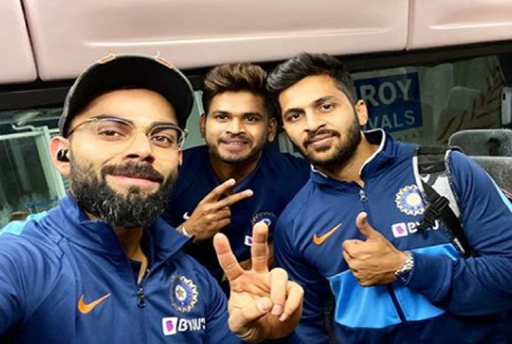 New zealand vs india: Team India arrives in Auckland, virat kohli share pic on social media