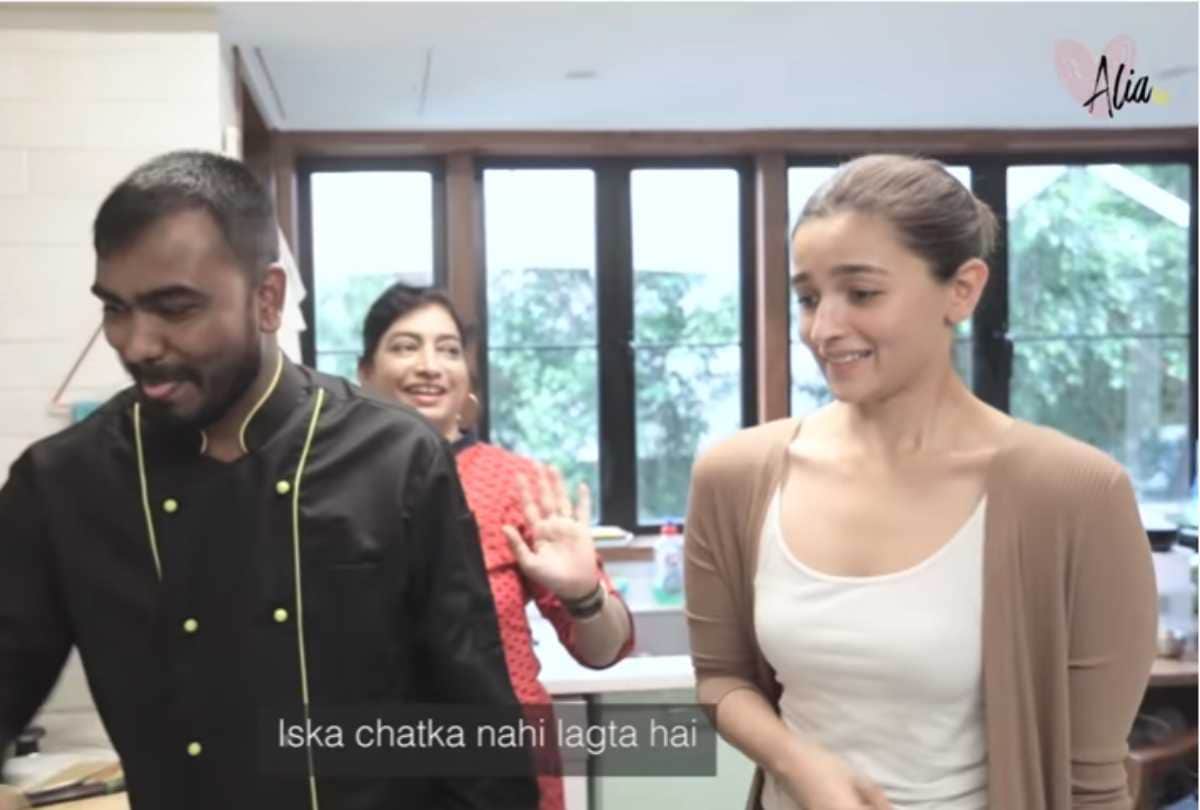 alia bhatt share her you tube cooking video