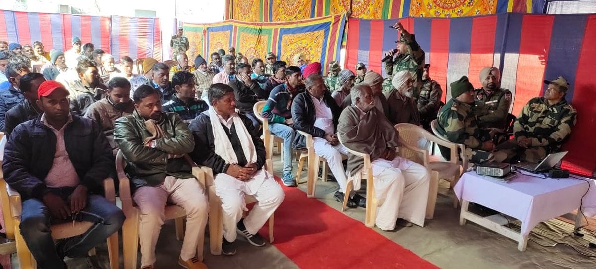 BSF said - If you see flying things like drone, inform villagers