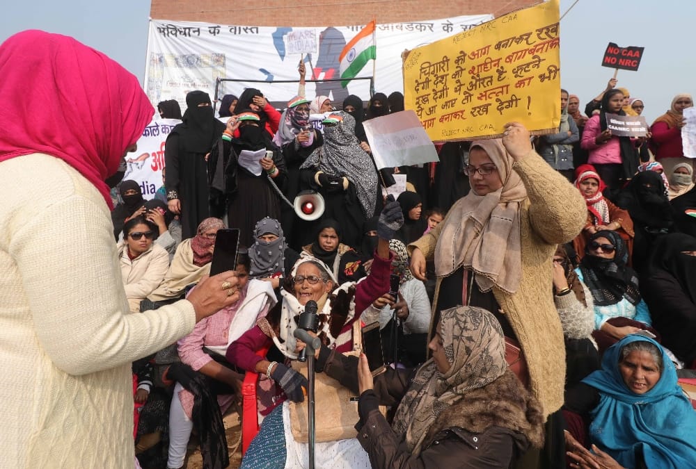 Dharmguru objects on filing case against women protesting on CAA issue.