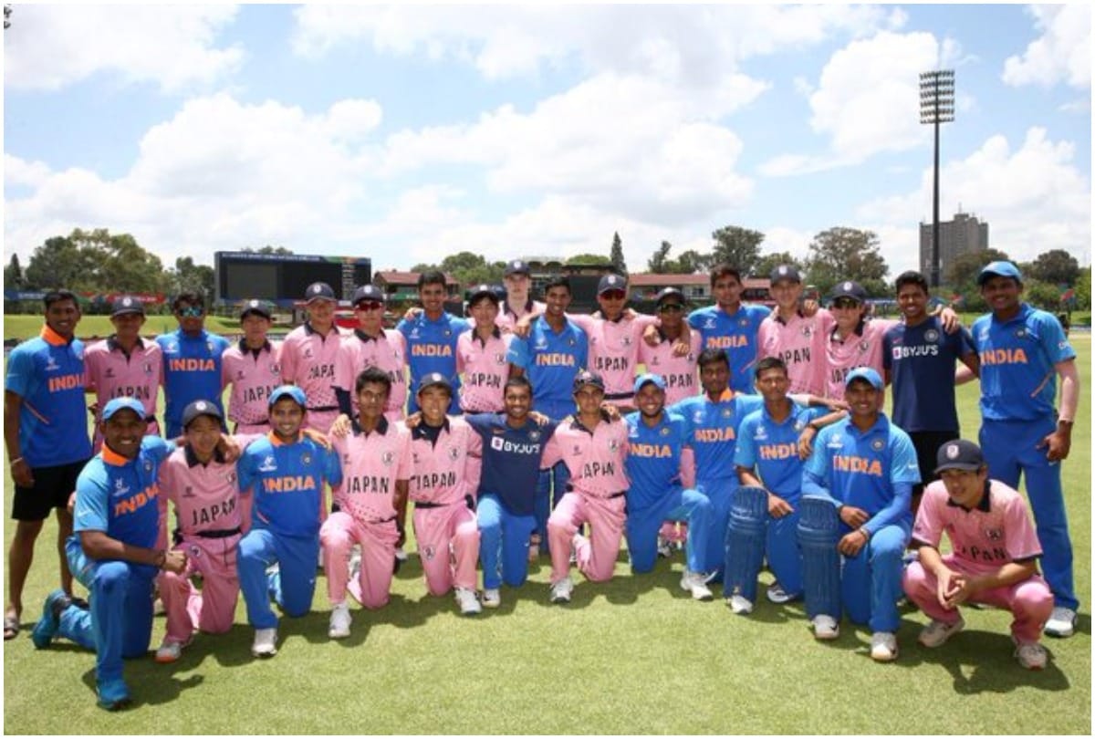 U19 world cup India Dhruv Jurel and Japan Kento Dobell celebrate birthday together after the match