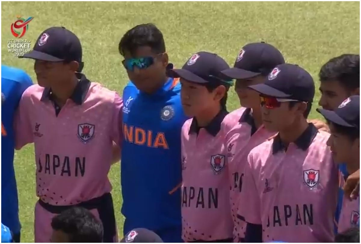 U19 world cup India Dhruv Jurel and Japan Kento Dobell celebrate birthday together after the match