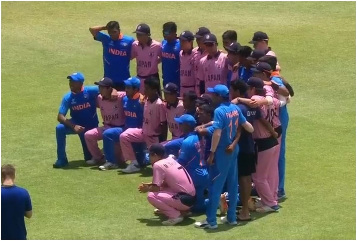U19 world cup India Dhruv Jurel and Japan Kento Dobell celebrate birthday together after the match