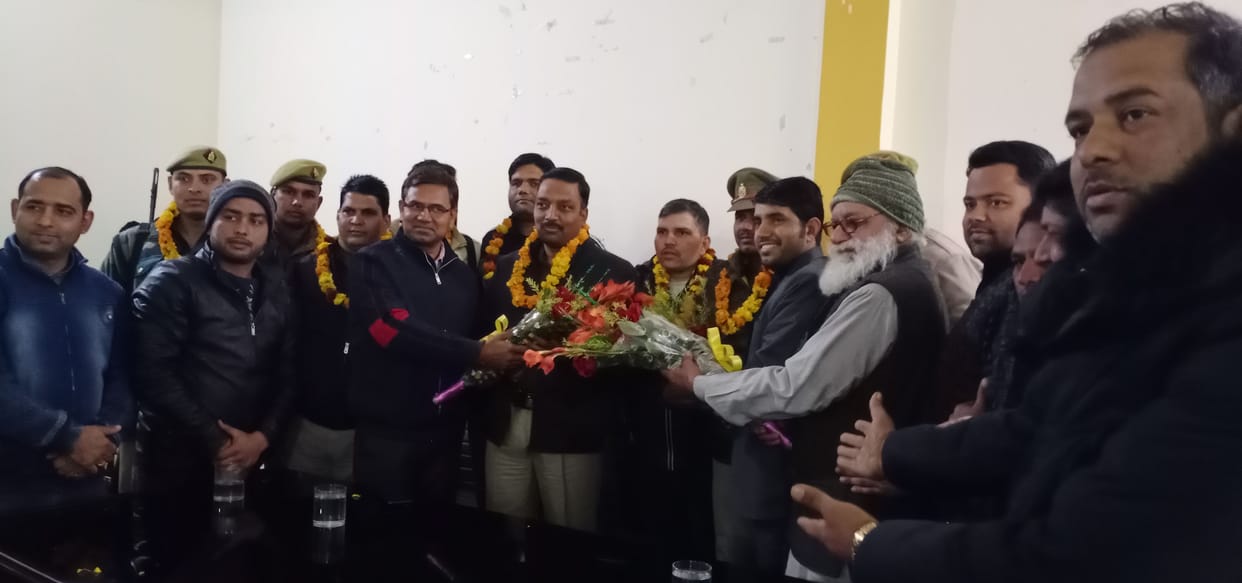 Police team honored in Jansath
