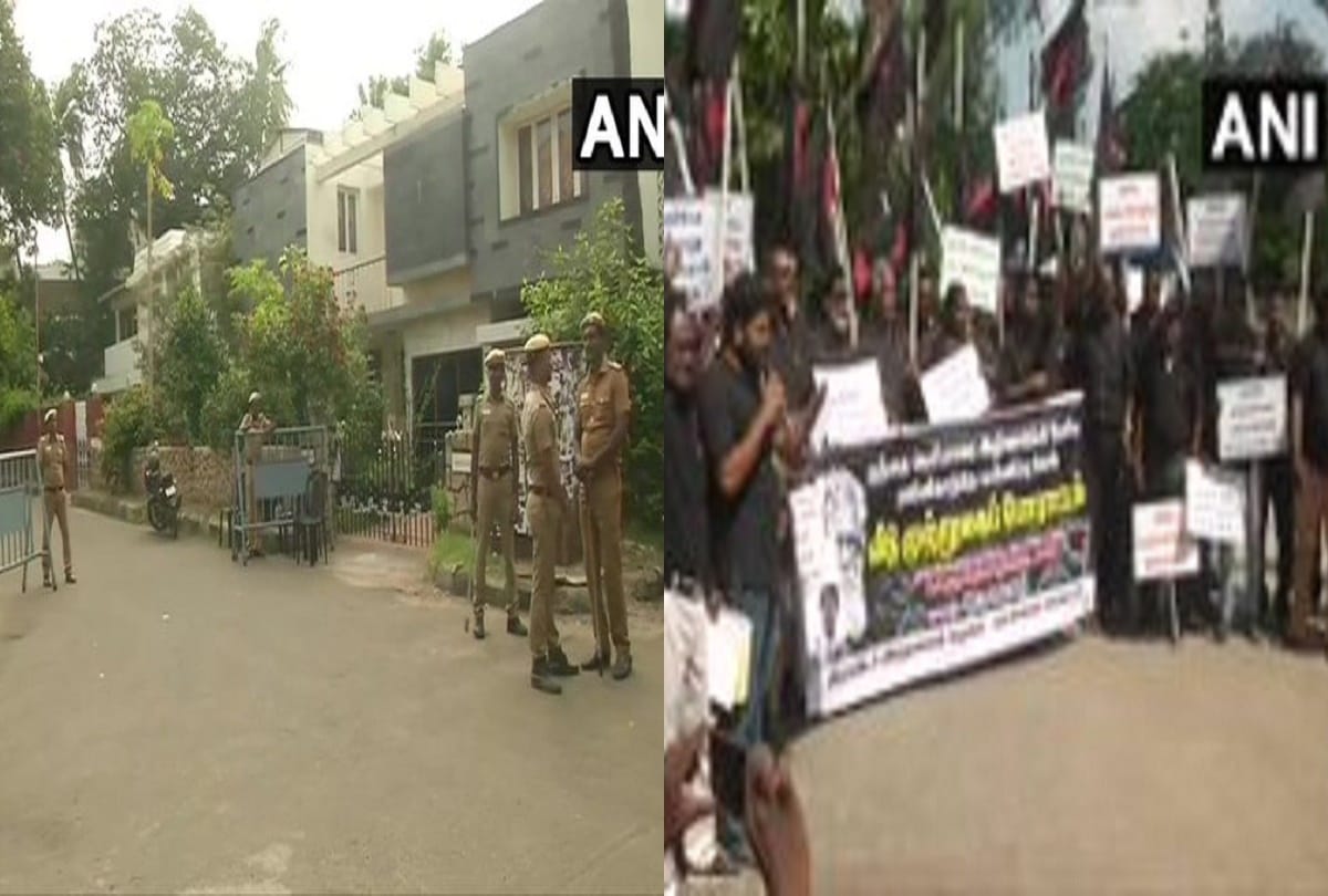 Rajinikanth Protests Over His Remarks On E.V. Ramasamy Periyar, Police deployed near his residence