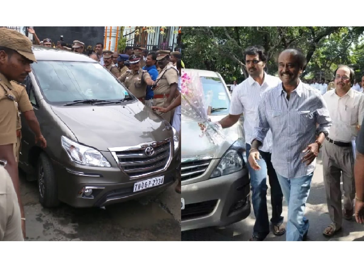 soulth superstar Rajnikanth cars collection from humble fiat padmini to luxurious limousine