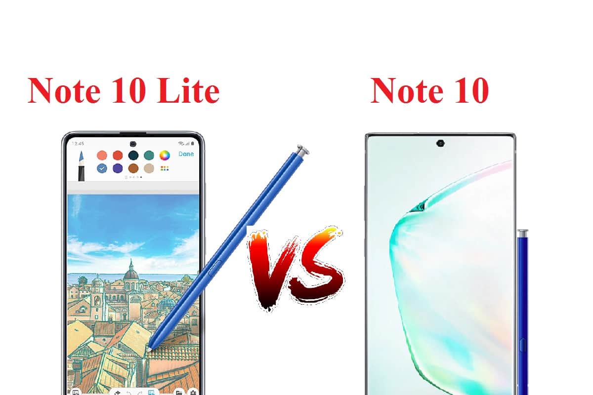 Samsung Galaxy Note 10 Lite vs Galaxy Note 10 Price in India Specifications Compared
