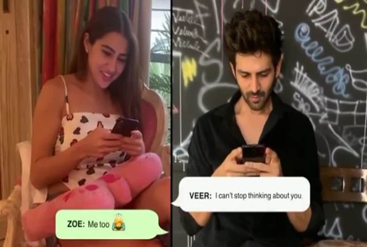 Kartik Aaryan and Sara Ali Khan Love Aaj Kal song Shayad lyrics penned by Irshad Kamil