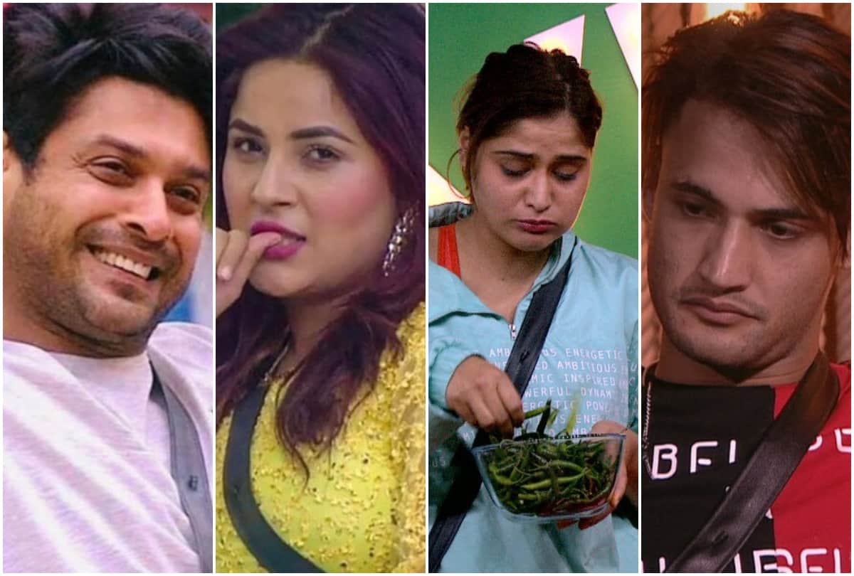 Bigg Boss 13 7 contestant nominated Siddharth Shukla Shehnaz Kaur Gill is safe