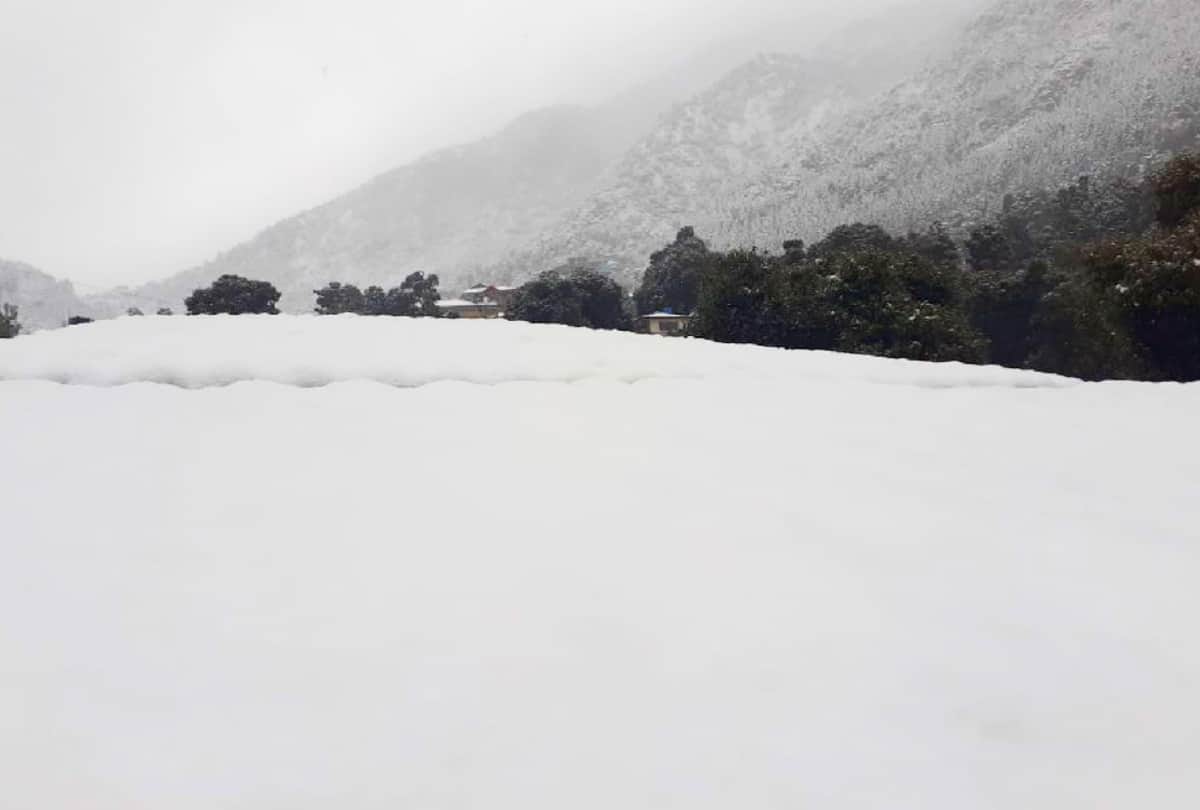 Photos: Tourists reach Nuddy-McLeodganj to have fun in snow, paragliding banned in Billing