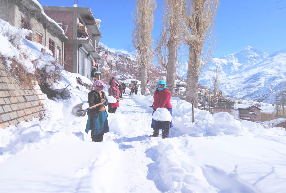 198 roads blocked due to snowfall in himacal, weather report for six days himachal