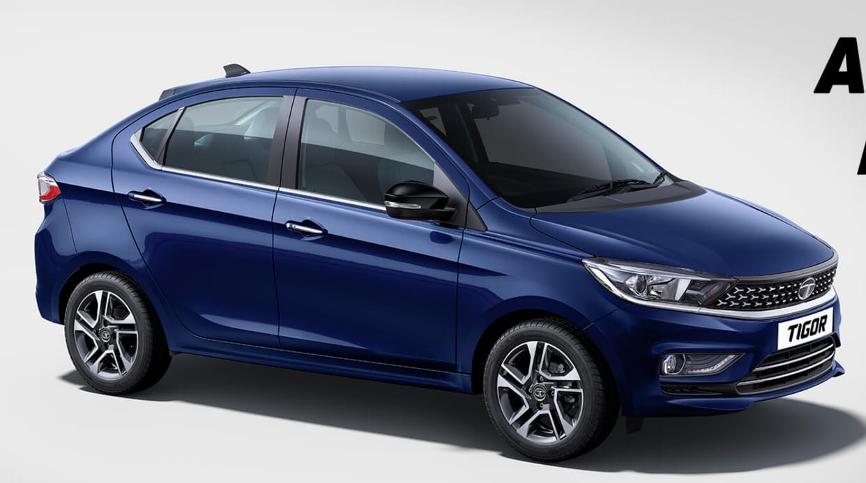 tata tigor 2021 model turbo petrol variant spied knoe the details