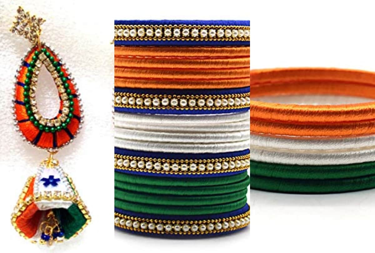 independence day 2022 bangles to earrings accessories and makeup for look trendy in tri color